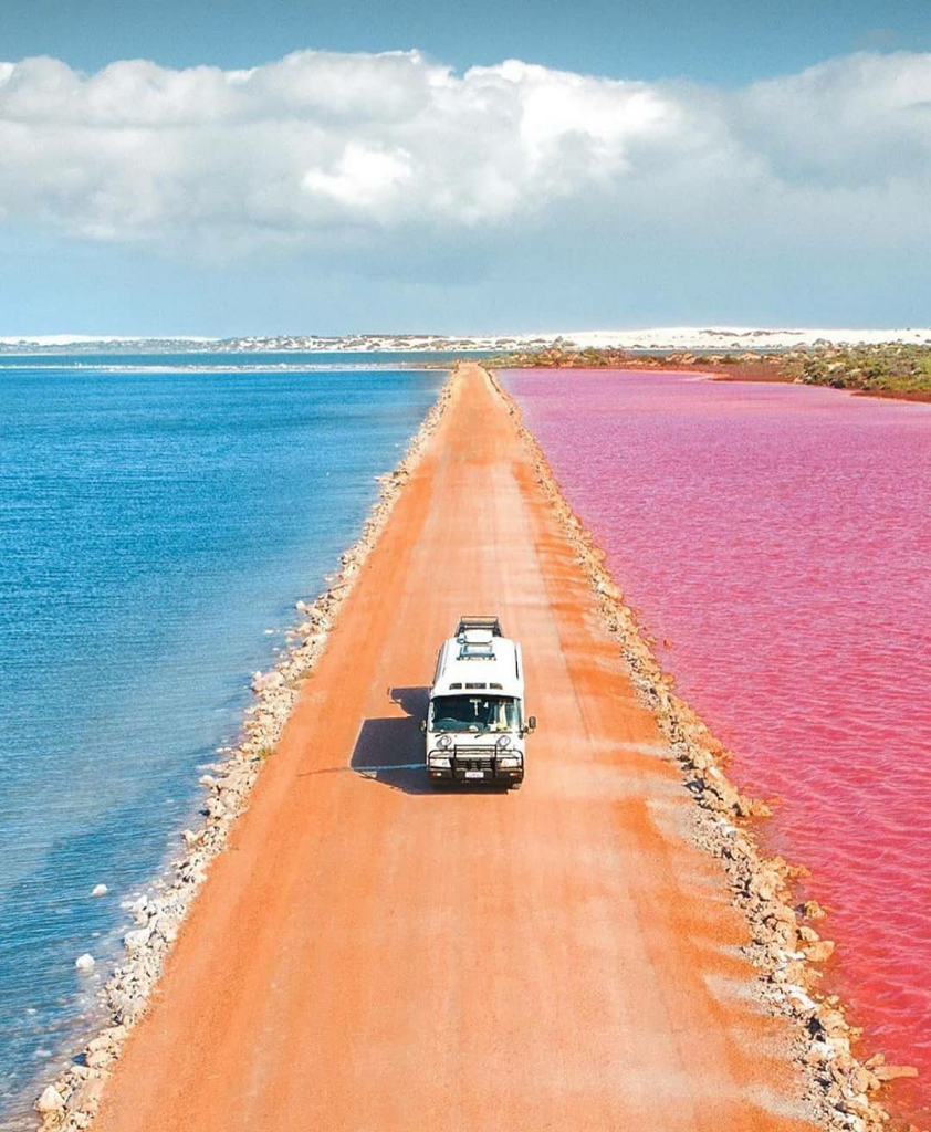 Pesona Hillier Lake, Danau Merah Jambu di Australia Barat