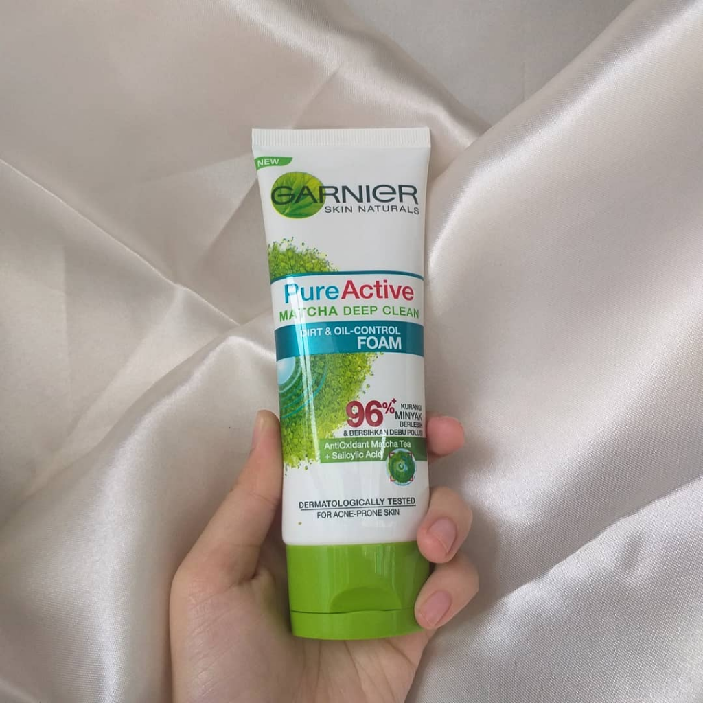 Garnier Pure Active Matcha Yang Selalu Ane Bawa Kemanapun Untuk Atasi Wajah Berminyak