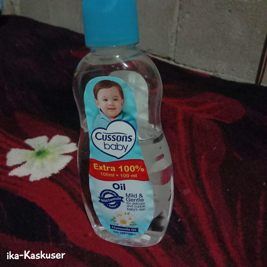 Shinzu'i Untuk Mencerahkan, Cussons Baby Oil Untuk Melembabkan