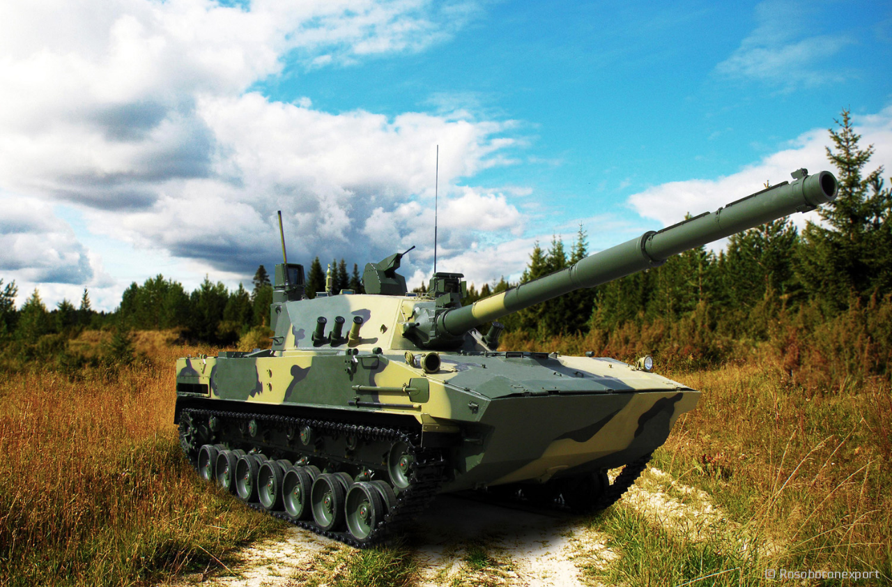 Sprut-SDM1, Tank Amfibi Terbaru Milik Pasukan Lintas Udara Rusia