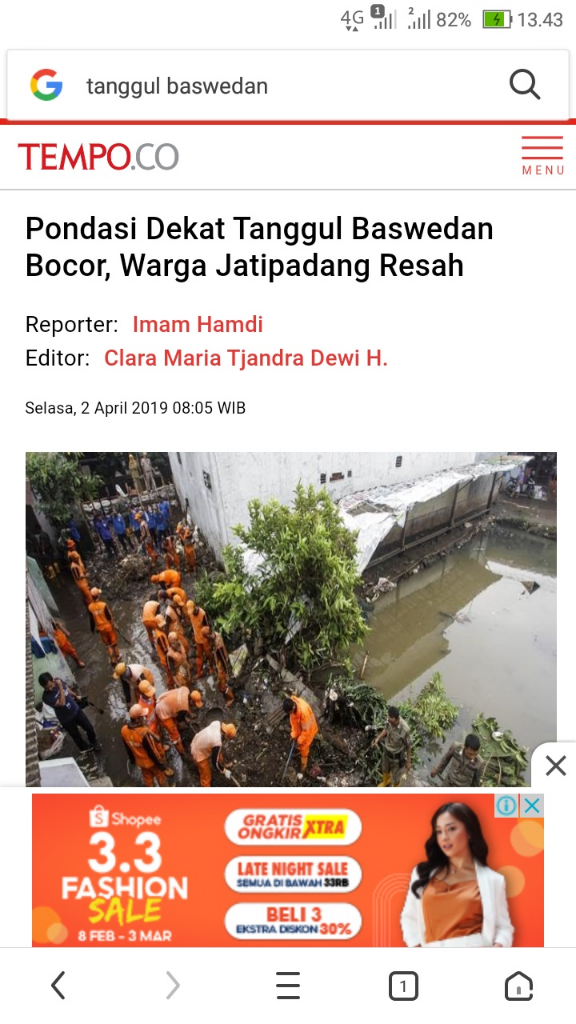 Cerita Warga Kampung Pulo Tenang Hadapi Banjir Berkat Tanggul Era Ahok