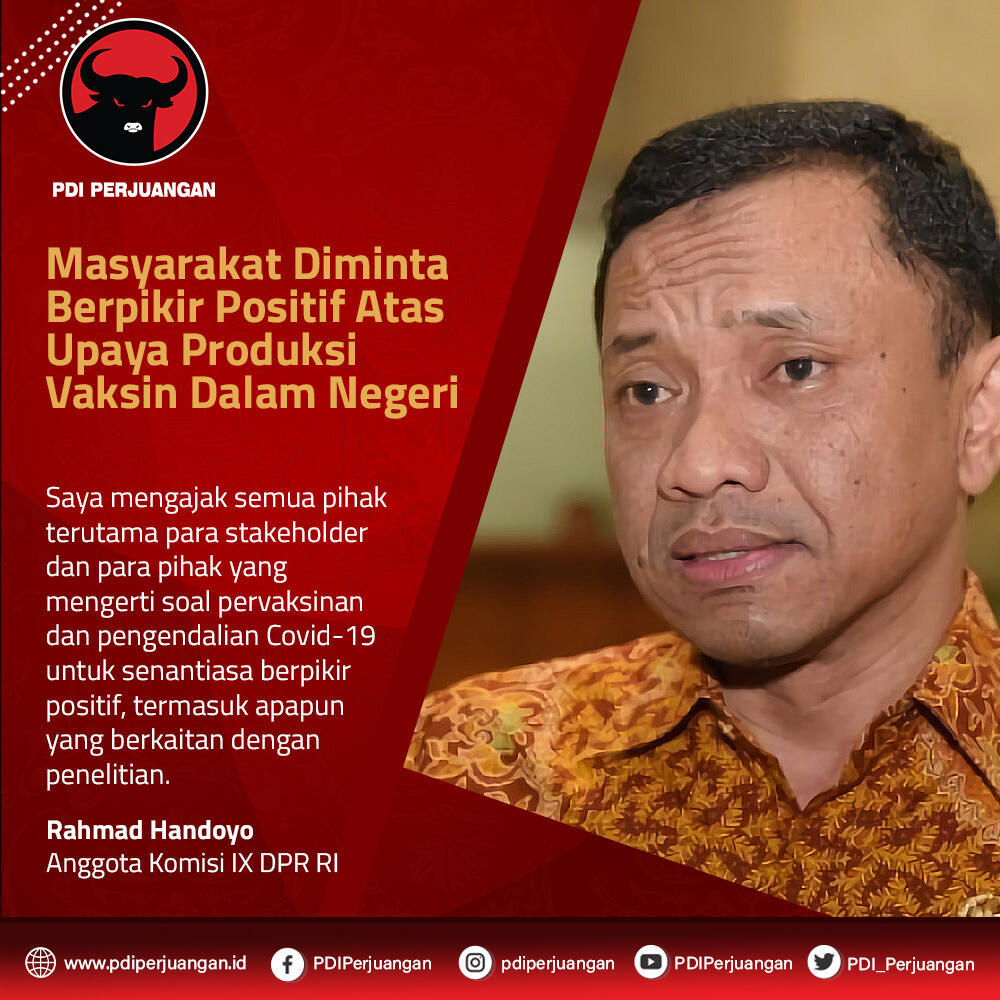 Politikus PDI Perjuangan Tegaskan Semua Pihak Harus Dukung Vaksin Nusantara