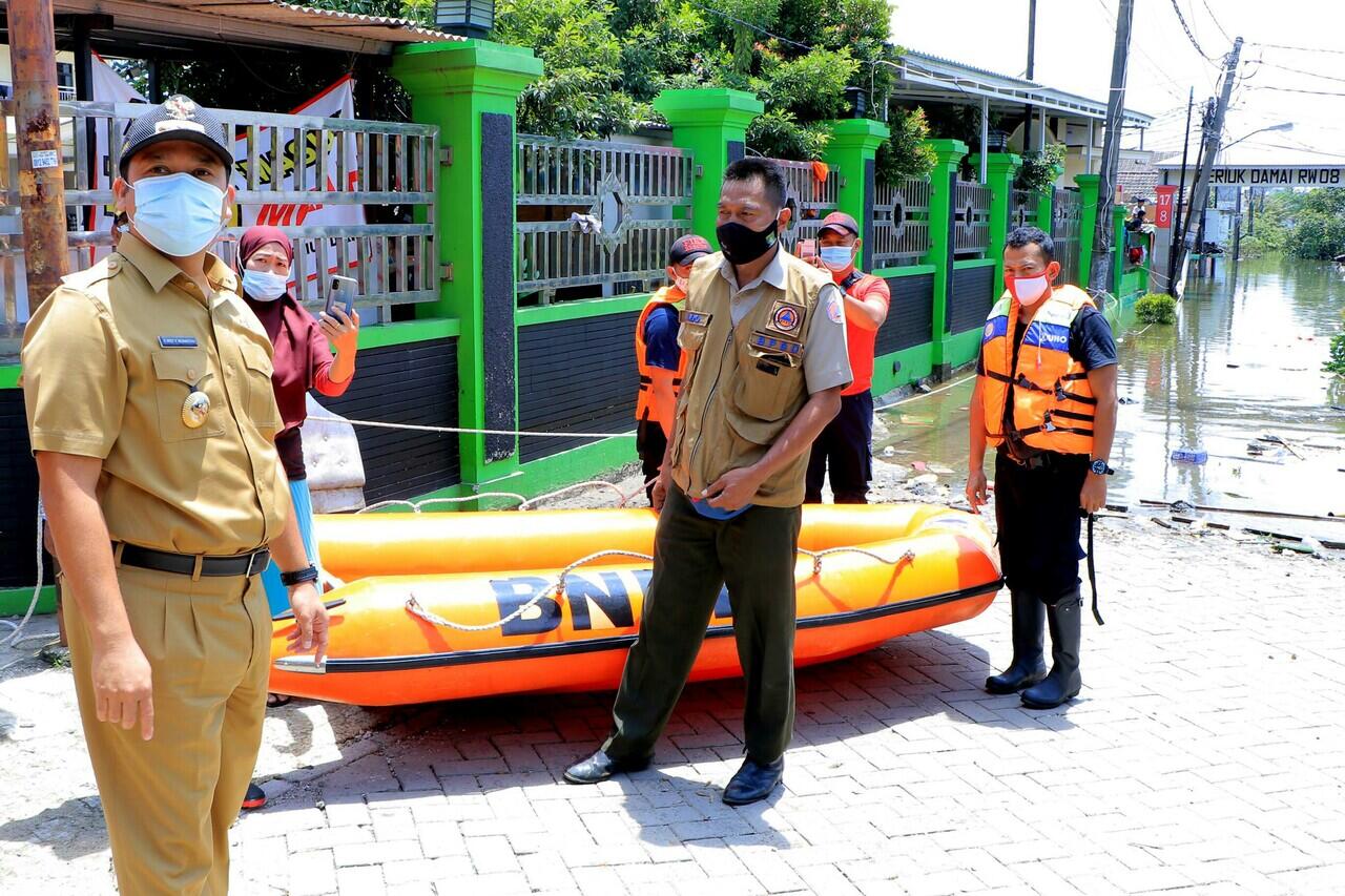 Mulai Surut, Pemkot Maksimalkan Mesin Pompa Untuk Penanganan Banjir Periuk