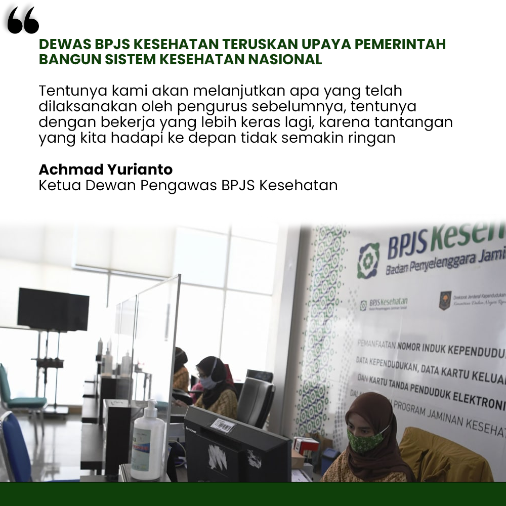 Dewas BPJS Kesehatan Terbuka Terhadap Kritik Terkait Covid dan Kesehatan