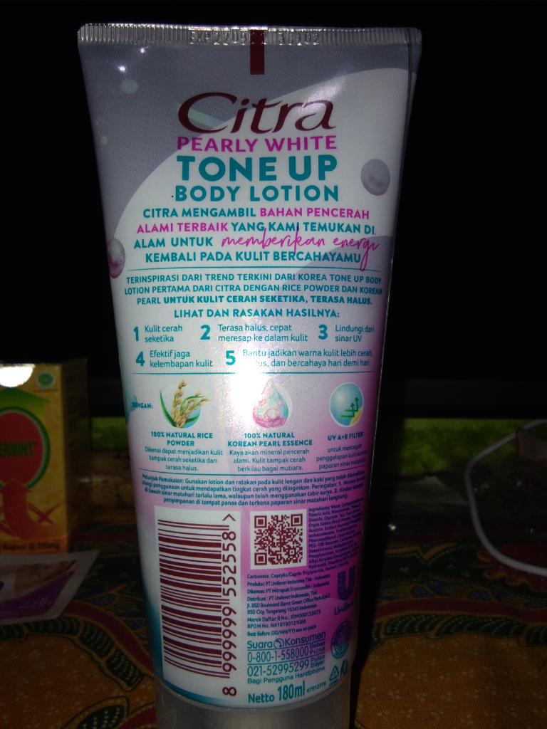 Kulit Cerah Seketika Dengan Citra Tone Up Lotion