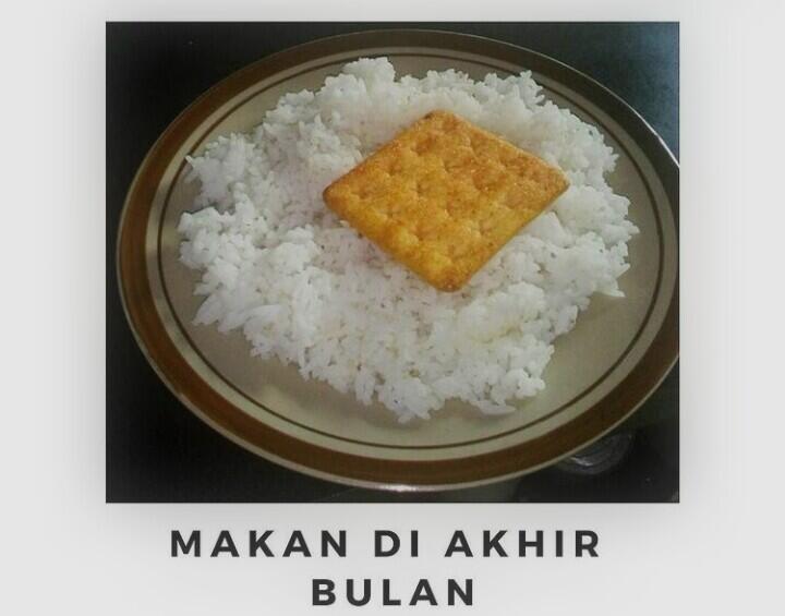 7 Potret menu akhir bulan saat kantong kering ini bikin ...