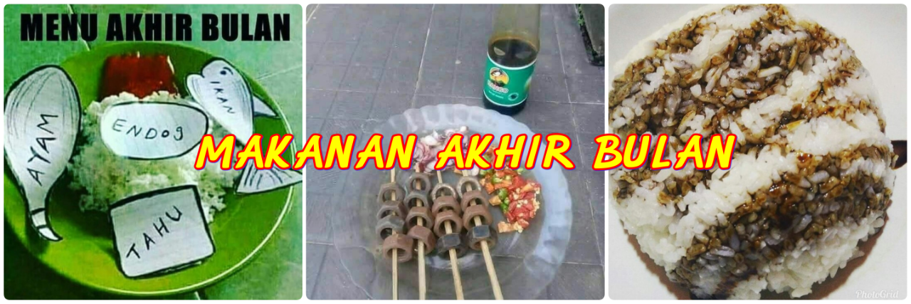 7 Potret menu akhir bulan saat kantong kering ini bikin ngenes