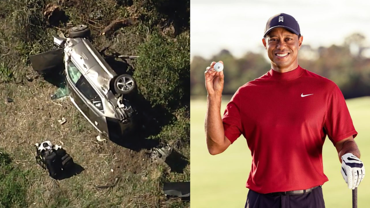 Pegolf Senior Tiger Woods Alami Kecelakaan Mobil, Cedera Serius!