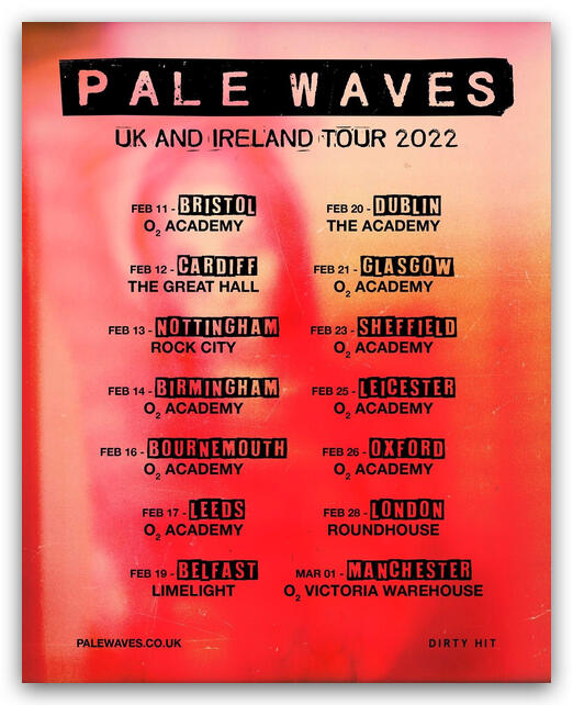 PALE WAVES Rilis Single Terbaru Berjudul 'Fall To Pieces'