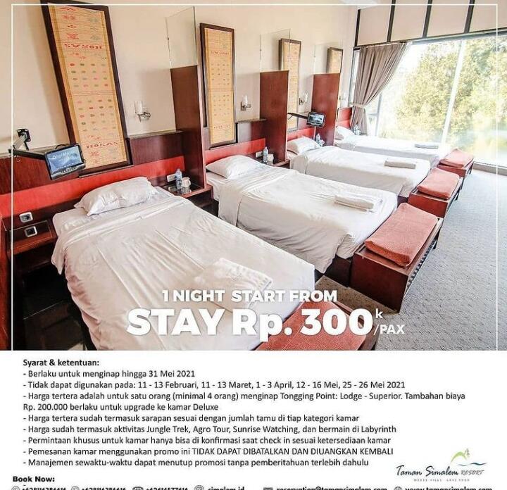 Liburan ke Medan dengan Suasana Romantis?Pilih Simalem Resort Dapat Paket Komplit Loh