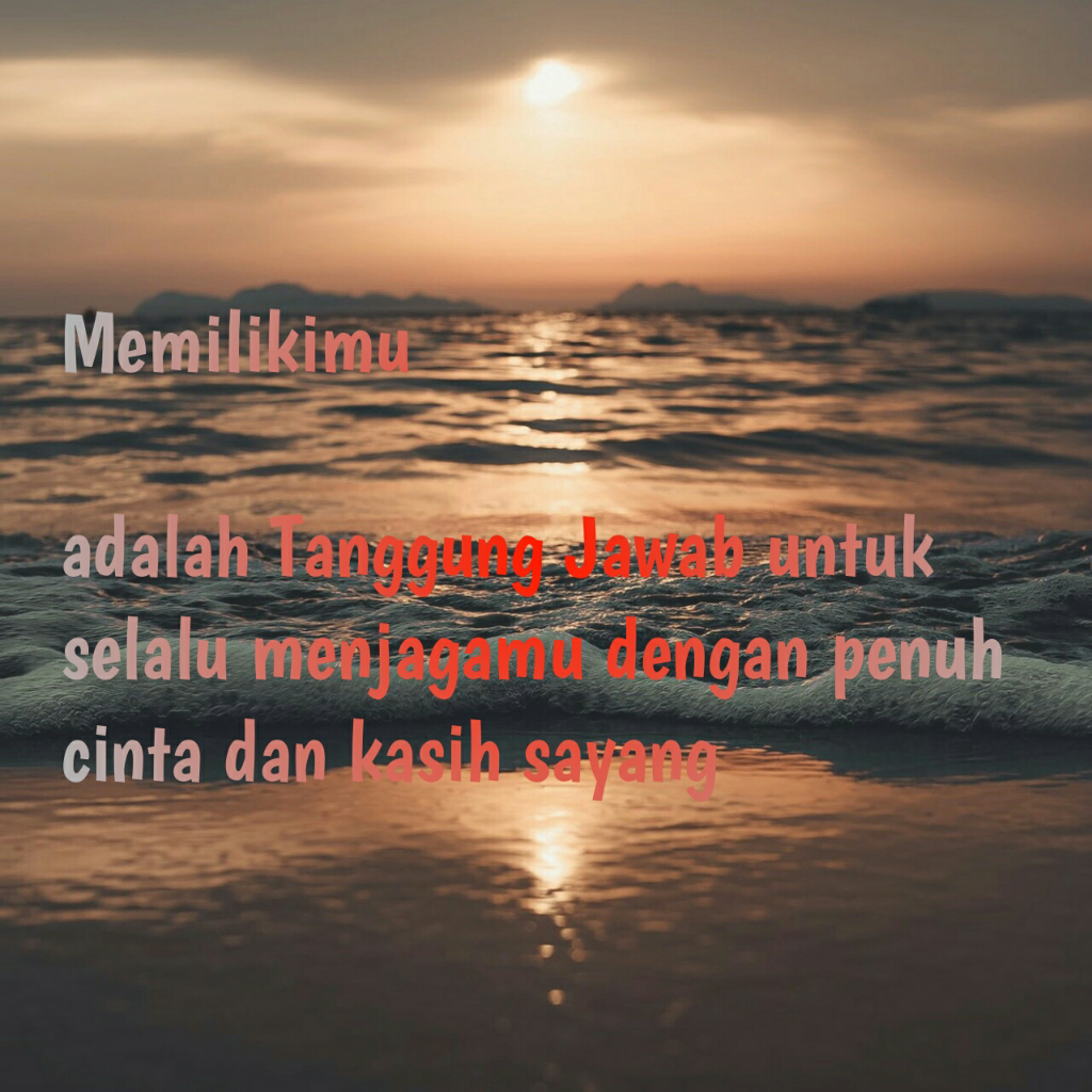Menjagamu, Pacar Pertamaku Selama Tiga Tahun