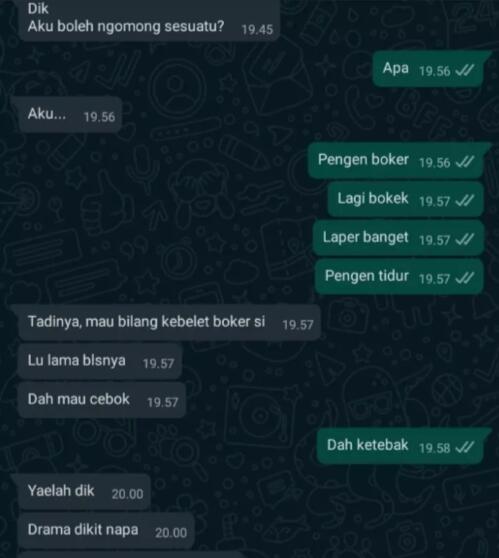 &#91;LOVE LETTER 5&#93;TERUNTUK KAK NJIR, BUNTELAN KENTUTKU