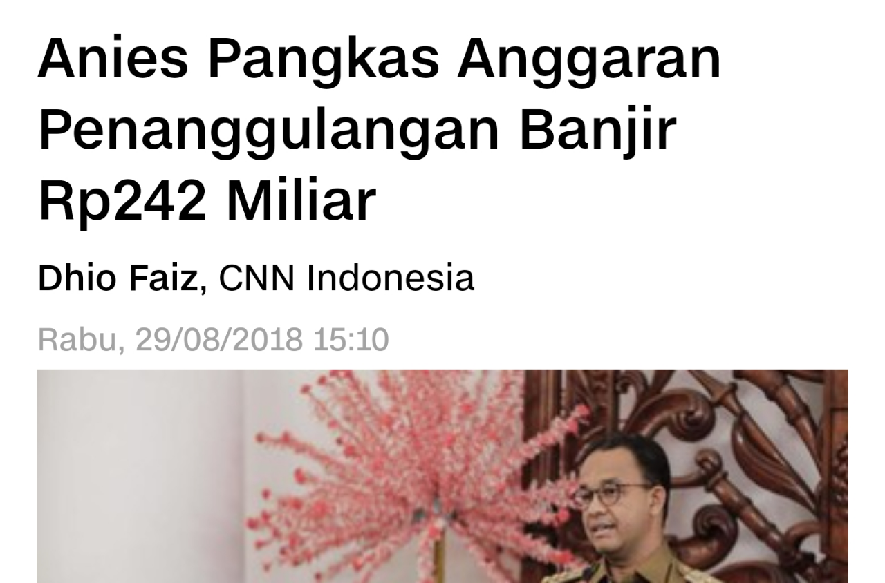 PSI Sebut 2 Ketua Fraksi DPRD DKI Sepakat Pakai Hak Interpelasi Anies Banjir Jakarta