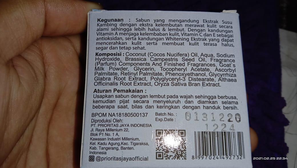 Kulit Terasa Jadi Lebih Halus Dan Lembut Dengan THAI Goats Milk