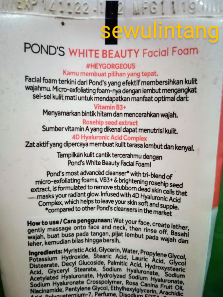 Glowing Ala Ane Ga Perlu Ribet, Cukup Dengan Pond's White Beauty Face Wash