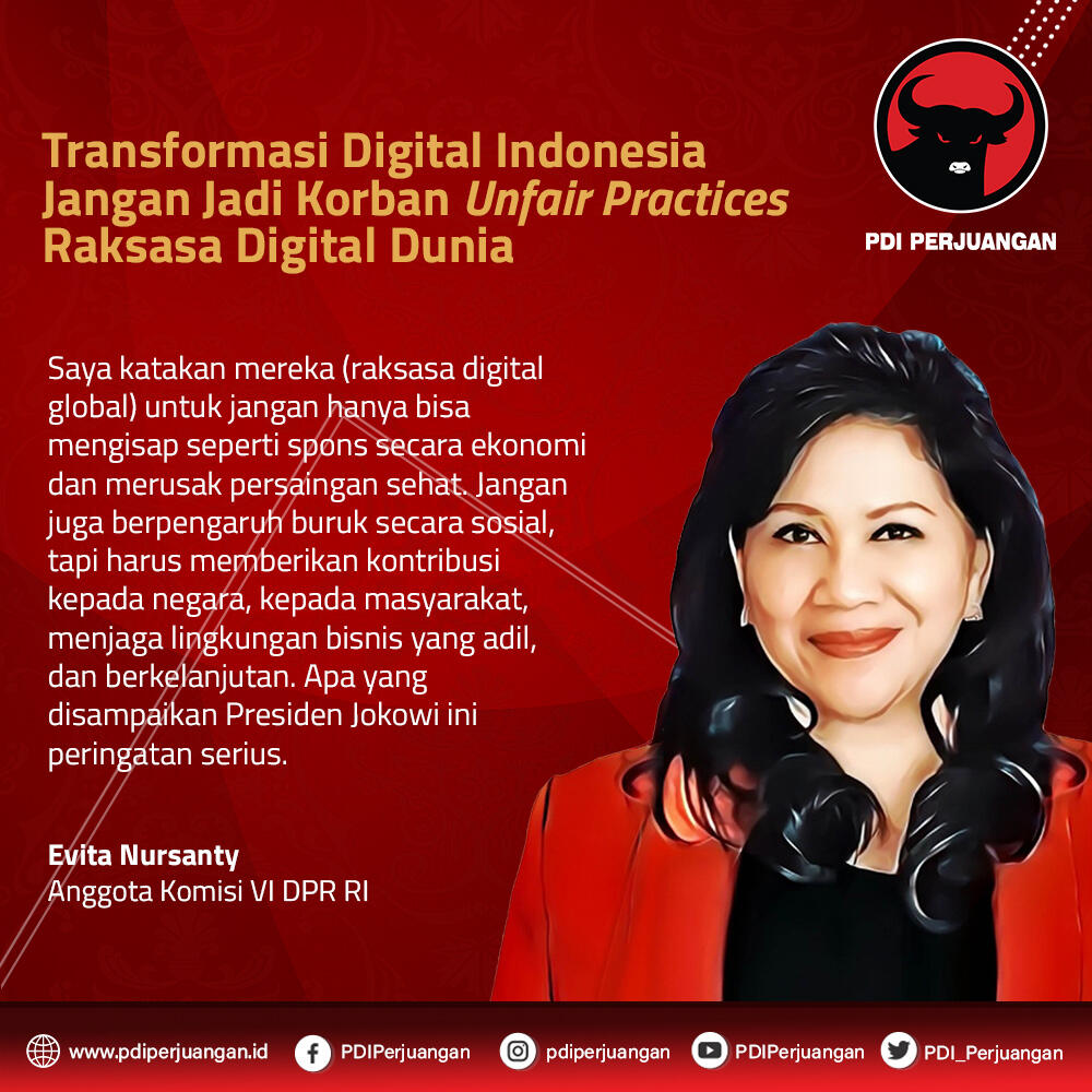 Tranformasi Digital Jangan Jadi Korban Unfair Practices Raksasa Digital Dunia