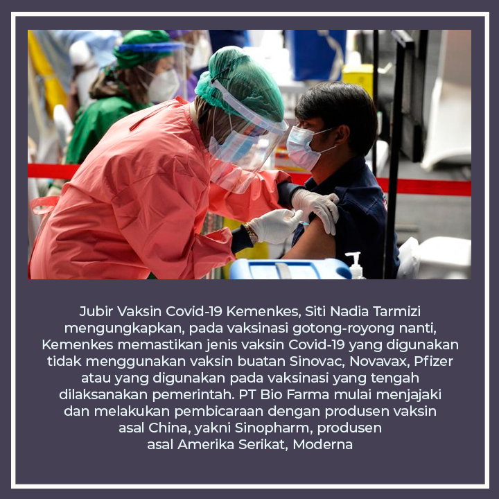 7 Poin Penting Vaksinasi Gotong Royong