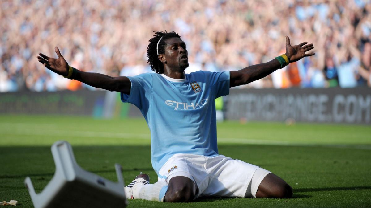 Mengingat selebrasi Adebayor kala mencetak gol melawan Arsenal