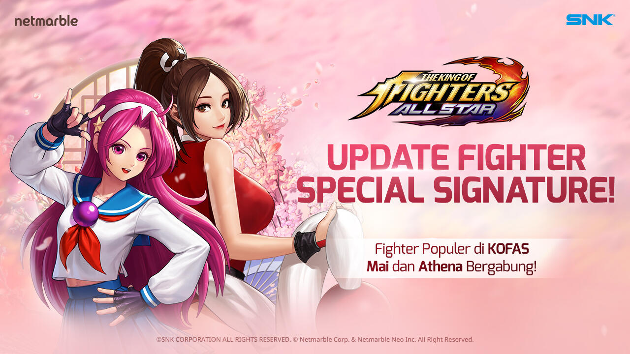 Mai dan Athena dari Special Signature Tampil Perdana di THE KING OF FIGHTERS ALLSTAR
