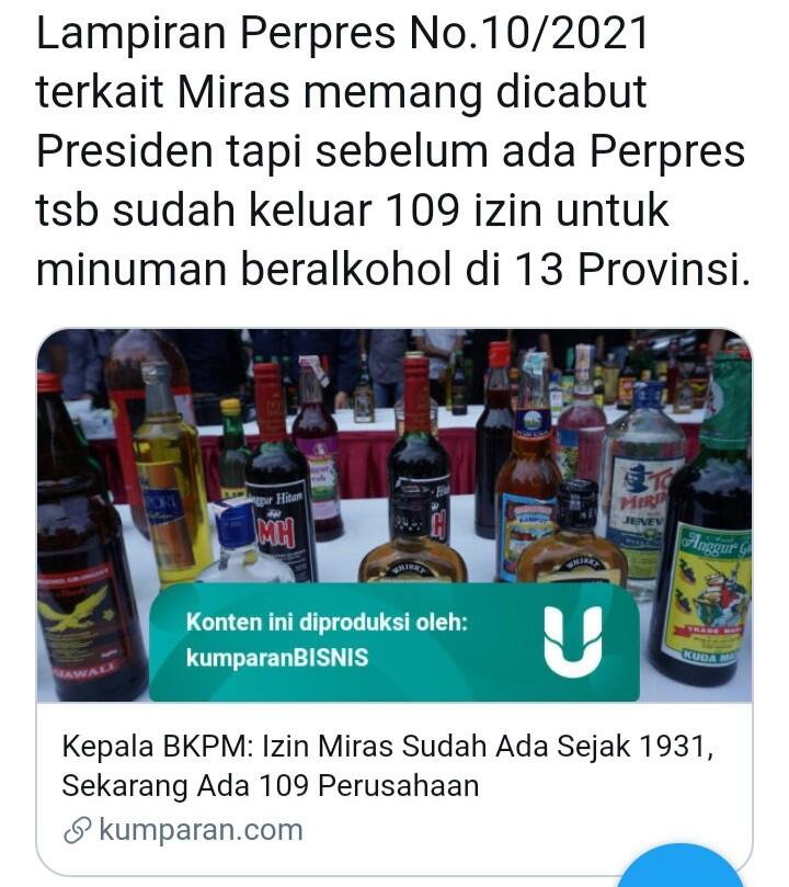Perpres Investasi Miras Dicabut, Roy Suryo Tegas Menuntut Hal Ini ke Jokowi