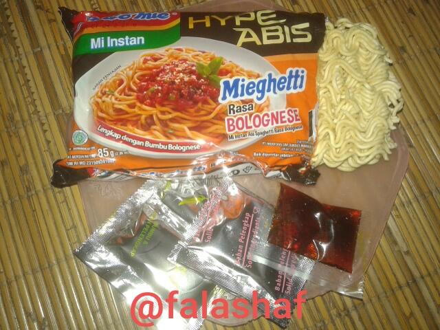 Indomie Varian Baru : Spagetti Bolognice Yang Lezatoss