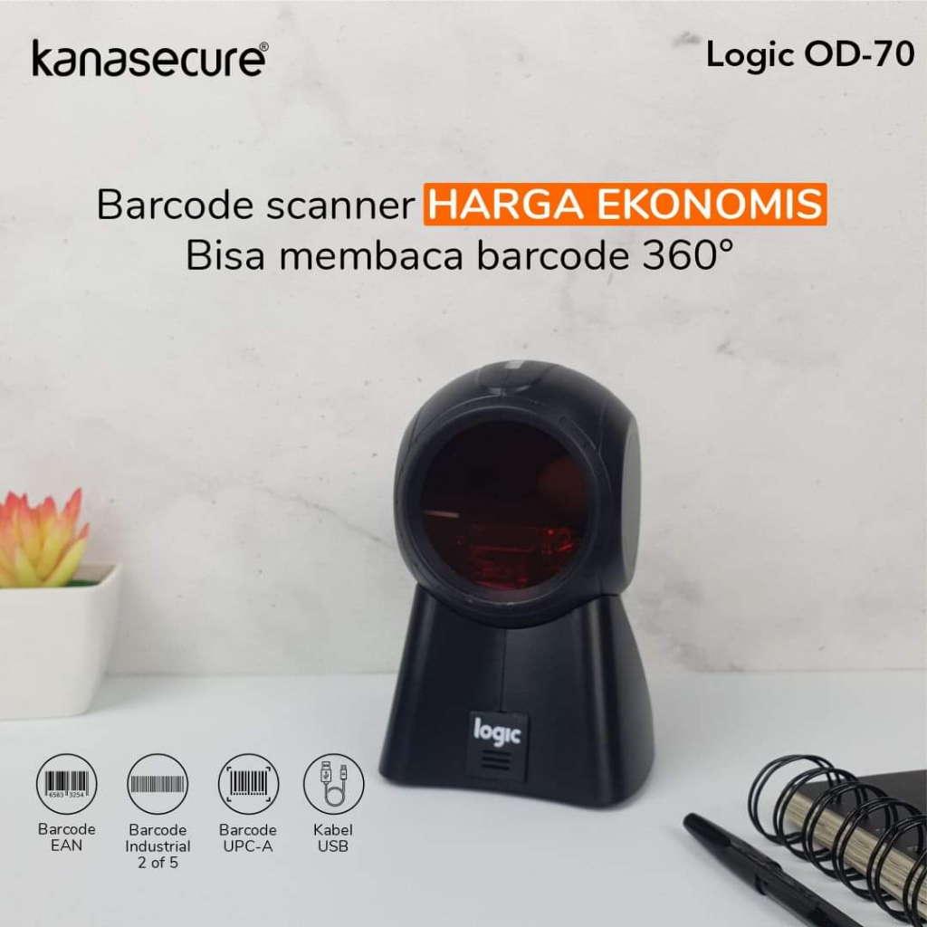Scanner Canggih Barcode OD 70 , Bisa Baca Barcode 360 Derajat