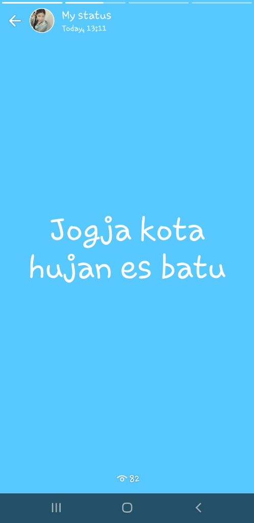 Jogja Kota Hujan Es, "Dibikin Es Teh Seger, Tuh"