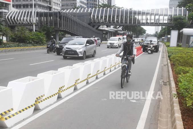 Pengguna Sepeda Di Ibukota Semakin Dimanjakan, Dibuat Permanen Loh Gan