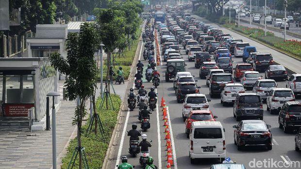 Makin Banyak Motor Serobot Jalur Sepeda Permanen, Wagub DKI Bicara Sanksi