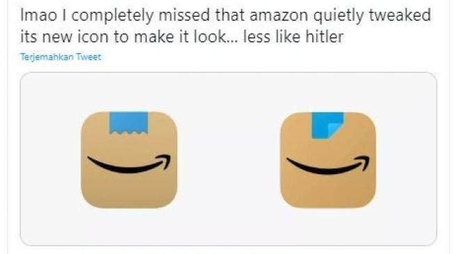 Amazon Buru-buru Ubah Logo karena Dianggap Mirip Adolf Hitler