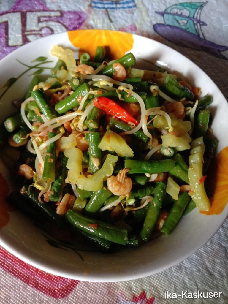 Tumis Udang Pare, Dijamin Ngga Pahit Gan!
