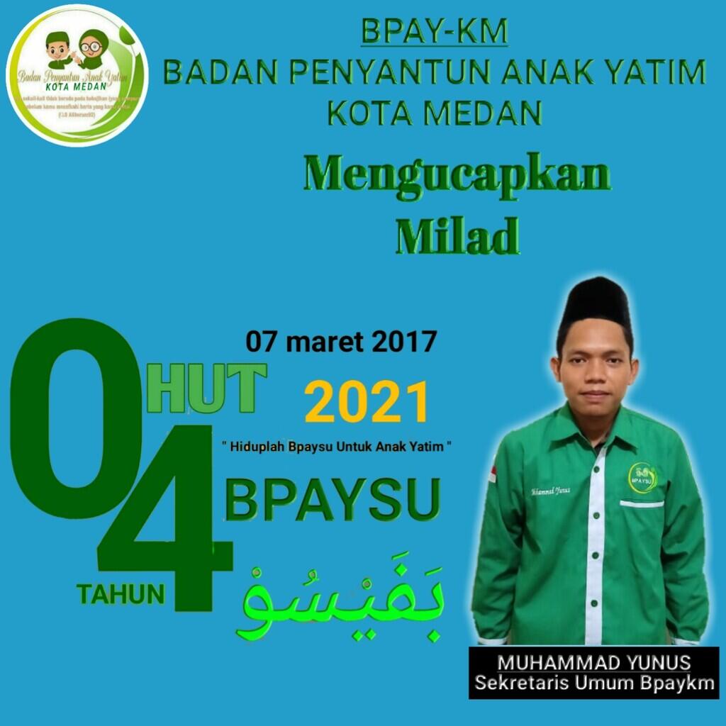 Bpaykm mengucapkan Selamat ulang tahun bpaysu 