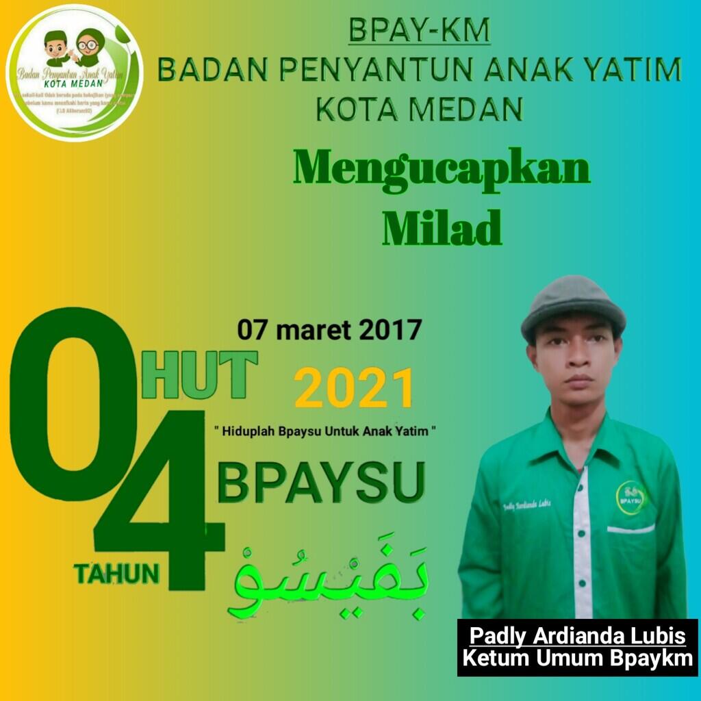 Bpaykm mengucapkan Selamat ulang tahun bpaysu 