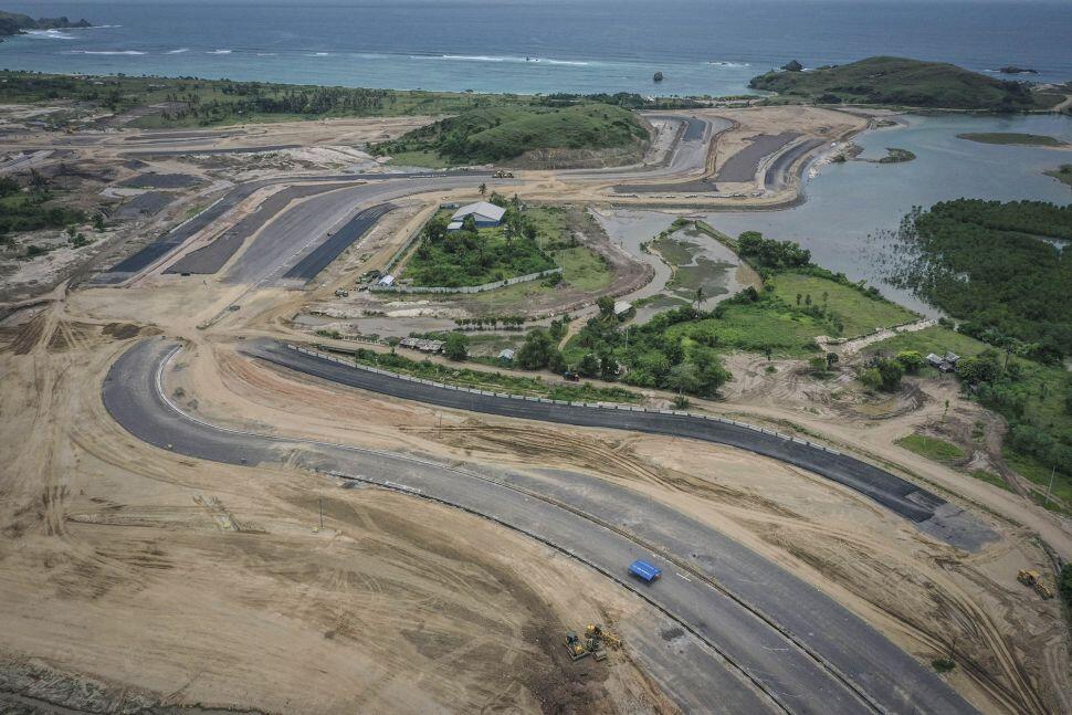 Sudah 54%, Intip Pembangunan Lintasan Sirkuit MotoGP Mandalika Lombok