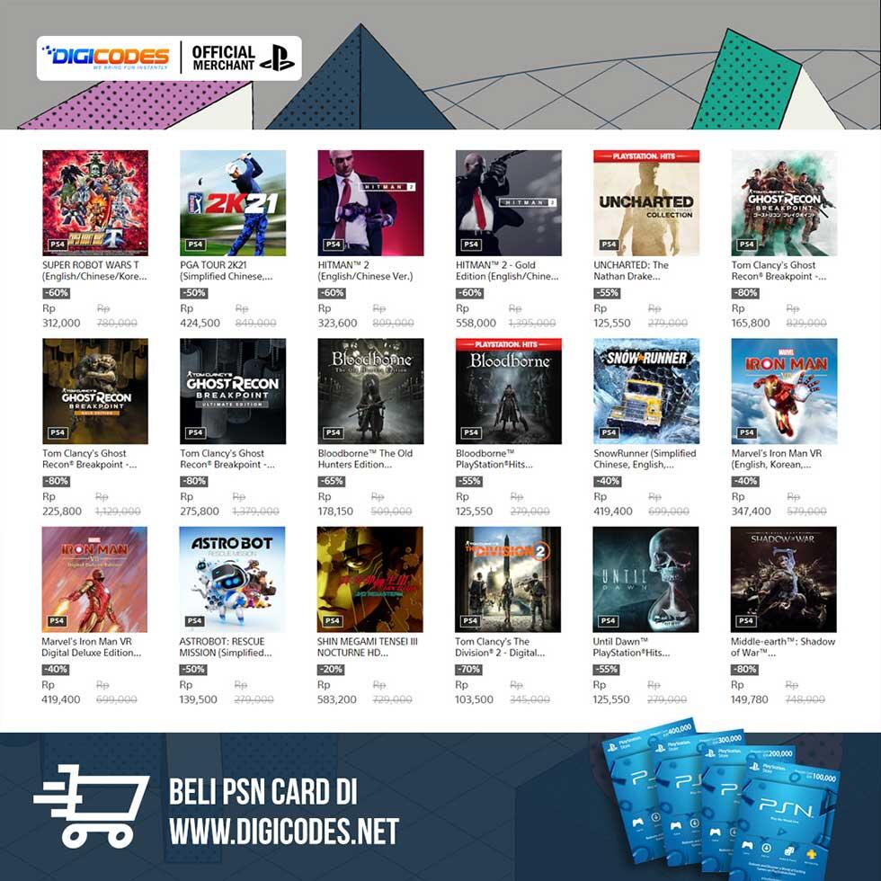NIKMATI GAME TERBAIK PLAYSTATION DALAM ESSENTIAL PICKS SALE 80% OFF