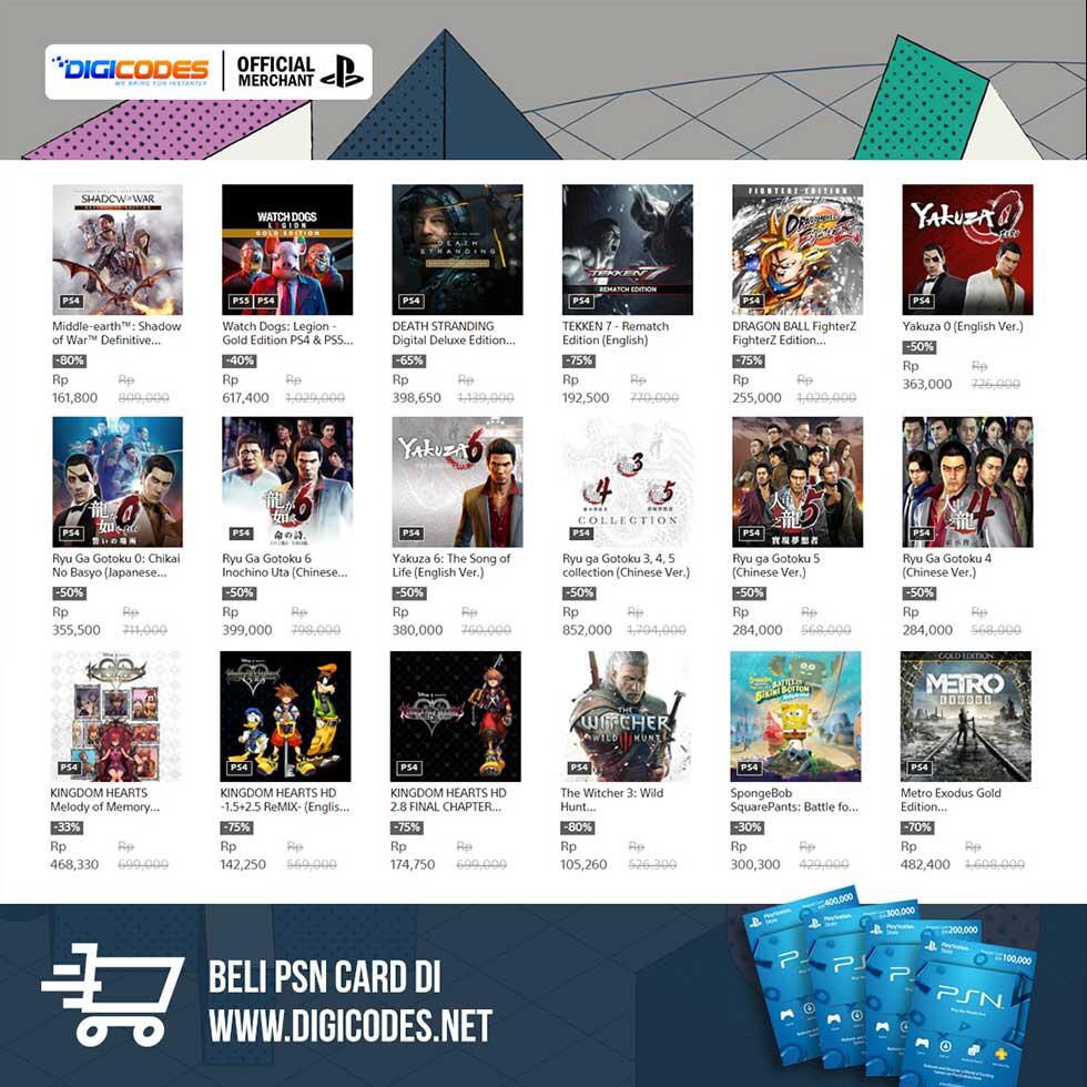 NIKMATI GAME TERBAIK PLAYSTATION DALAM ESSENTIAL PICKS SALE 80% OFF