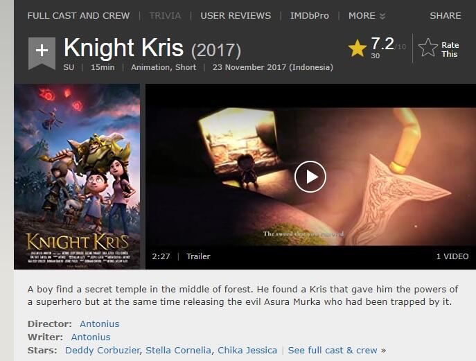 Knight Kris: Film Keren Tentang Keris, Karya Nusantara yang Jadi Warisan Budaya Dunia