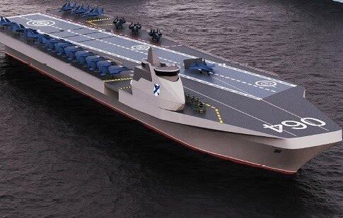 UMK Varan - Desain Kapal Induk Terbaru Untuk Rusia