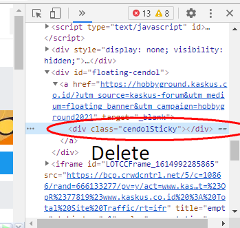 (Share) cara hilangkan Widget Hobby Ground