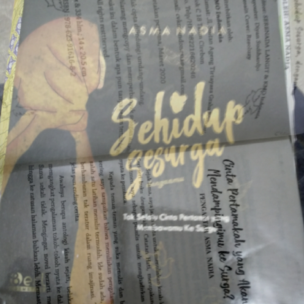 Review Novel Asma Nadia Sehidup Sesurga denganmu, Diangkat dari Kisah Nyata!
