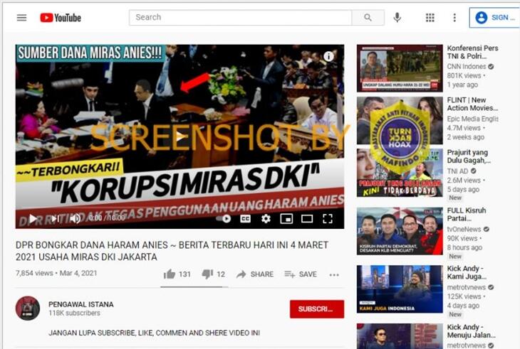 DPR Bongkar Dana Haram Anies dari Saham Miras