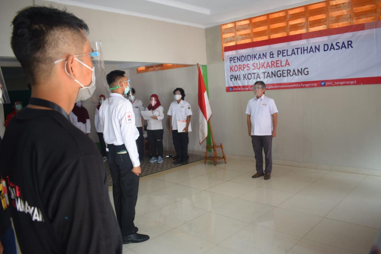 PMI Laksanakan Diklatsar Dengan Protokol Kesehatan di Aula Laboratorium