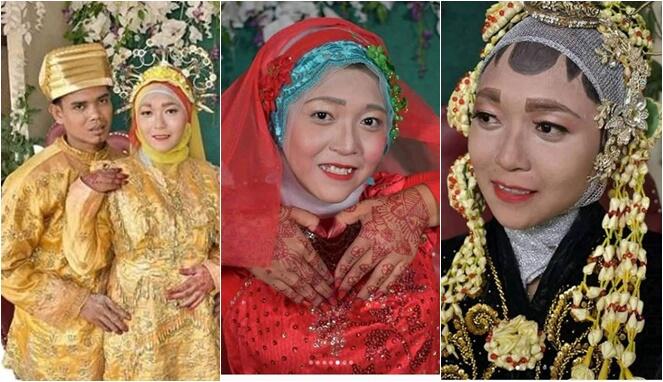 Bikin Ngakak! Kumpulan Foto Rias Penganten Harga Nawar! Jangan Salah Pilih MUA Sist!