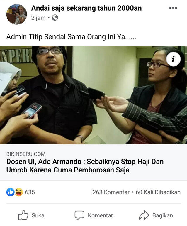 Sejak Kehilangan Suheri, Jasmev ini Pindah Haluan Dari Kaskus Ke Facebook