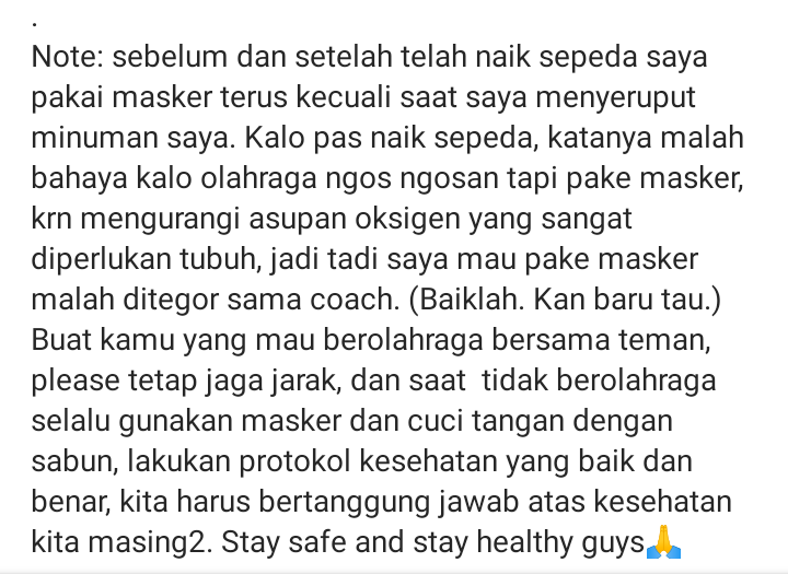 SeLi Cocok untuk Daerah Banjir serta Tips Aman Bersepeda, Pandemi Tanpa Masker?