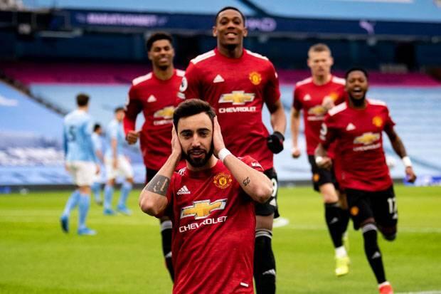 Gol Bruno Fernandes dan Luke Shaw Bikin Man City Keok