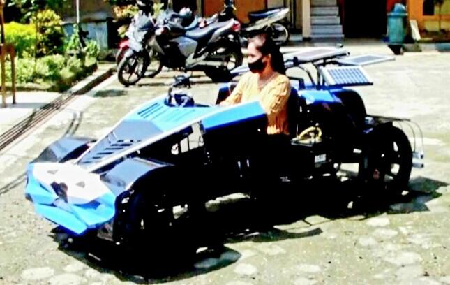 Kayak Buggy di PUBG Gaes! Mobil Bertenaga Surya Karya Siswa SMA Muhammadiyah Gombong