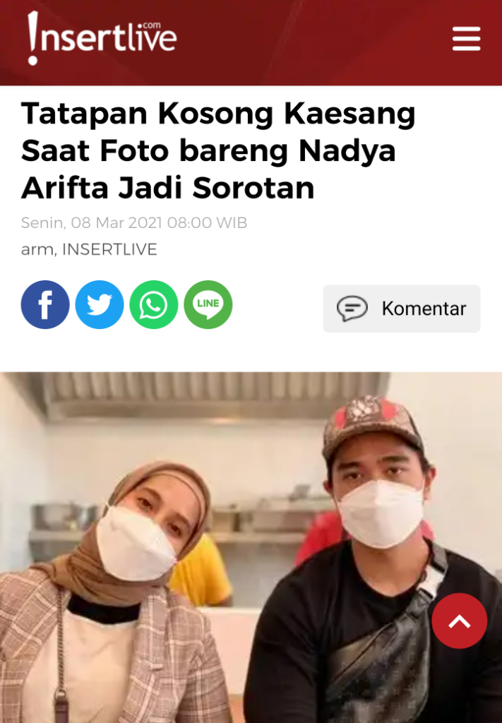 Karyawan Beberkan Alasan Kaesang Lebih Pilih Nadya Arifta daripada Felicia Tissue