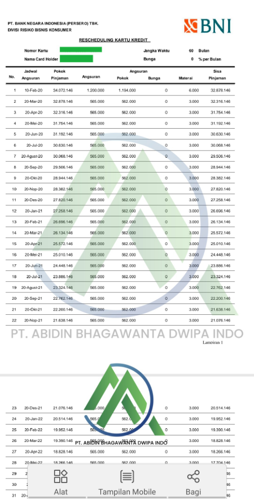 Jasa Penutupan Kartu Kredit