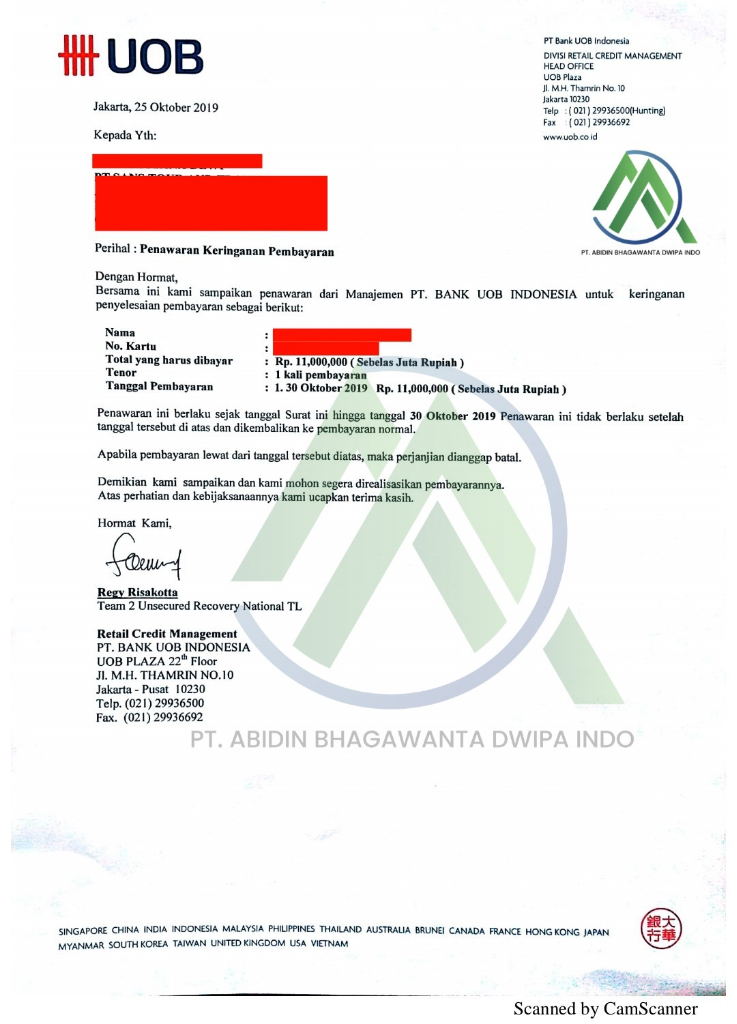 Jasa Penutupan Kartu Kredit